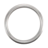 Tungsten 6 mm Stepped-Edge Inlay Comfort-Fit Band Size