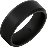 Black Diamond Ceramic™ Ring With Military Sandblast Finish