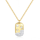 Diamond Pendant Necklace in 14K Yellow Gold