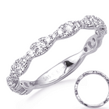 Vintage-Inspired Diamond Band in 14K White Gold