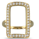 Fibonacci Collection – 18K Yellow Gold Diamond Ring