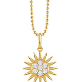 18K Yellow Gold Diamond Pendant