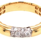 18K Two-Tone Diamond Ring