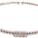 18KW Diamond Bangle