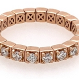 18K Yellow Gold Diamond Band