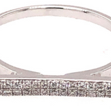 18K White Gold Diamond Ring