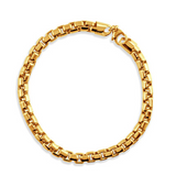 14K Box Chain Bracelet