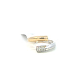 18K White & Yellow Gold Diamond Ring