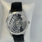 Zebra Stainless Steel Watch