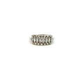 14K White Gold Marquise Diamond Band