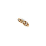 Vintage 10K Yellow Gold Diamond High-Heel Charm