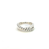 Sterling Silver Twisted Band Ring
