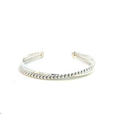 Sterling Silver Twisted Cable Cuff Bracelet