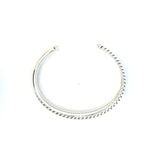 Sterling Silver Twisted Cable Cuff Bracelet