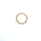 14K Yellow Gold Marquise & Round Diamond Band