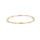 14K Yellow Gold Diamond Bangle Bracelet