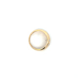 14K Yellow Gold Diamond Bubble Dome Ring
