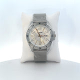 Mason Stainless Steel Mesh Bracelet Watch – Silver Dial