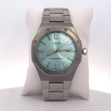 Mason Stainless Steel Watch – Aqua Dial