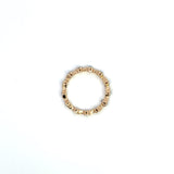 18K Yellow Gold Blue Sapphire Eternity Band