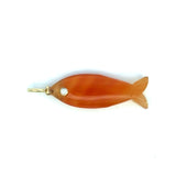 Carnelian Fish Pendant