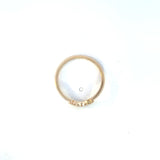 14K Yellow Gold Diamond Contour Band – 0.12 CTW