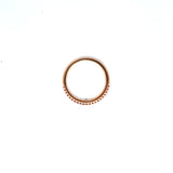 18K Rose Gold Ruby Half Eternity Band