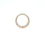 14K Gold Diamond Contour Ring