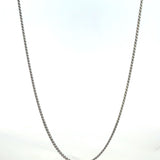 Sterling Silver Miami Cuban Chain, 22 Inches