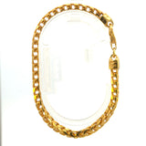 Gold Plated Sterling Silver Franco Bracelet
