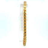Gold Plated Sterling Silver Franco Bracelet