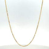 Gold Vermeil Sterling Silver Rolo Chain, 20 Inches