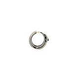 Sterling Silver Cubic Zirconia Small Hoop Earrings