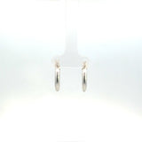 Sterling Silver Small Tube Hoop Earrings