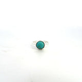 Sterling Silver Turquoise Enamel Ring