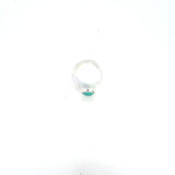 Sterling Silver Turquoise Enamel Ring