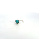 Sterling Silver Turquoise Enamel Ring