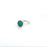 Sterling Silver Turquoise Enamel Ring