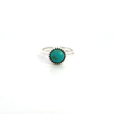 Sterling Silver Turquoise Enamel Ring