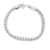 Sterling Silver Italian Ice 4 Sided Bracelet