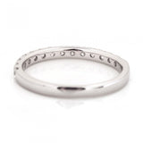 14K White Gold Half-Eternity Diamond Stacking Band
