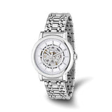 Mason Automatic Skeleton Watch – Silver Dial & Stainless Steel Bracelet