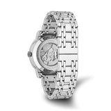 Mason Automatic Skeleton Watch – Silver Dial & Stainless Steel Bracelet