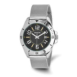 Mason Stainless Steel Mesh Bracelet Watch – Black Dial